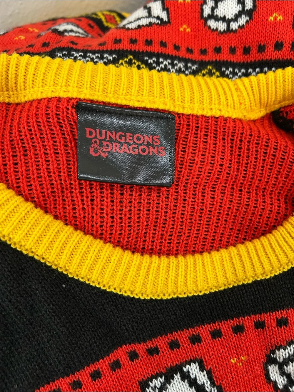 Geeknet Dungeons & Dragons Christmas Pullover Sweater, Size 2X